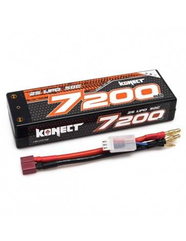 Konect Lipo 7200mah 7.4V 50C 2S1P...