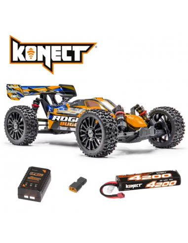 Hobbytech Rogue Buggy Naranja - Pack...